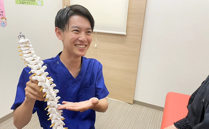 心身堂の施術風景